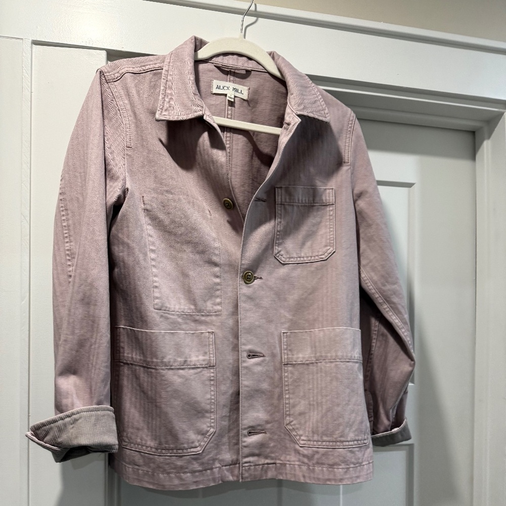 Lavender Alex Mill Jacket, Sz S